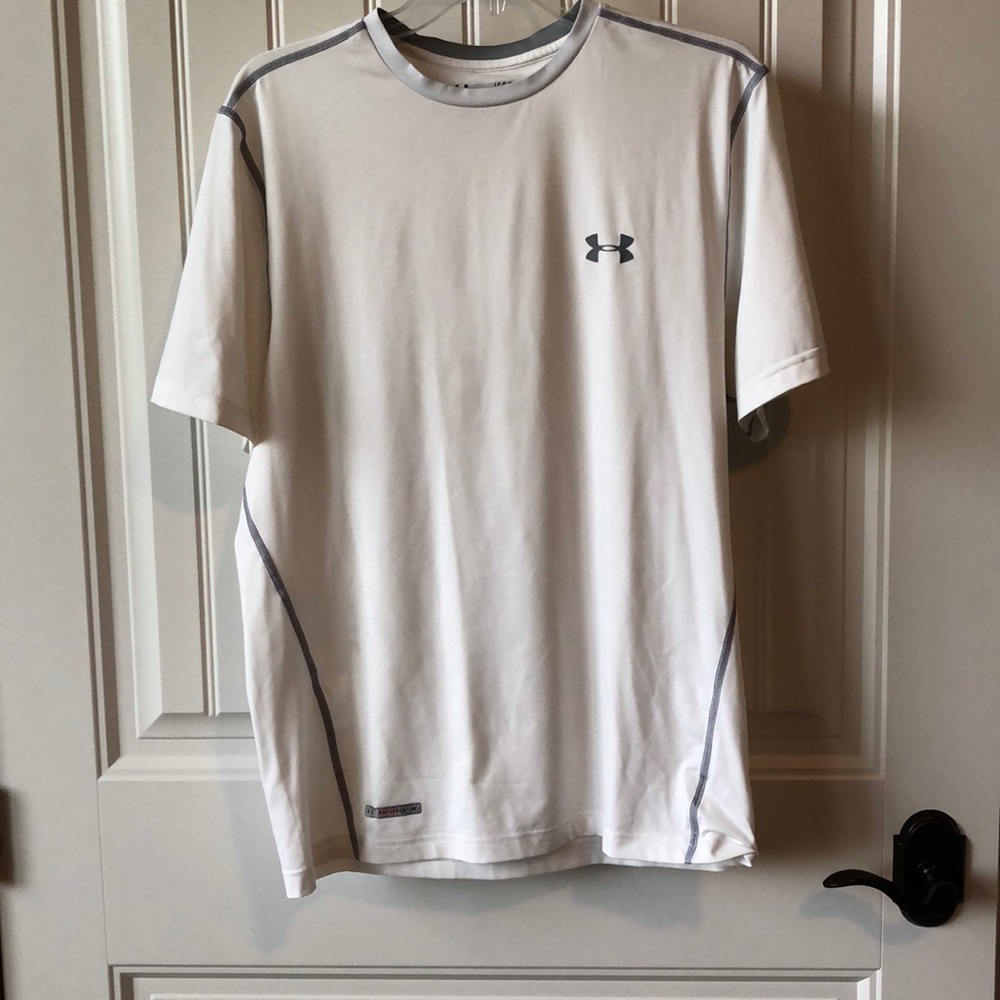 Under Armour Heat Gear white t shirt
